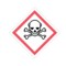 Nevs GHS Pictogram Label - Toxic w/Laminate 10" x 10" GHS-10-T - alternate 1